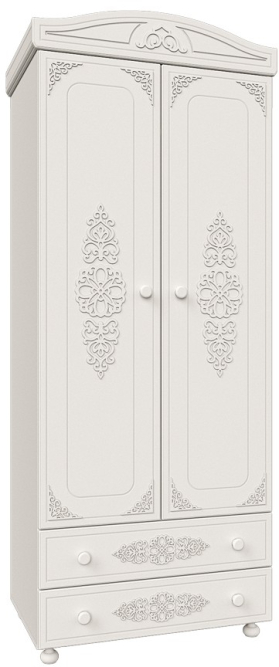 Шкаф для одежды Ассоль АС-2 белое дерево