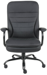 Кресло офисное BRABIX PREMIUM &quot;Heavy Duty HD-001&quot;, усиленное, НАГРУЗКА до 200 кг, экокожа, 531015