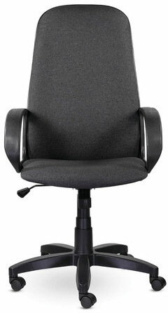 Кресло офисное BRABIX "Praktik EX-279", ткань/кожзам, серое, 532018