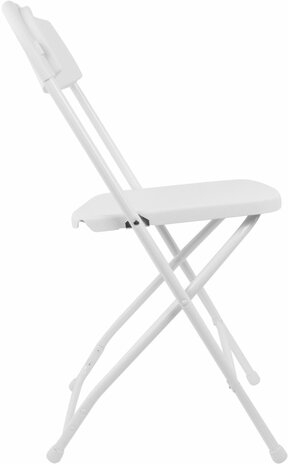 Стул складной BRABIX &quot;Golf CF-002&quot;, белый каркас, пластик белый, 532887