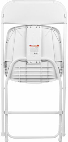 Стул складной BRABIX &quot;Golf CF-002&quot;, белый каркас, пластик белый, 532887