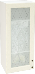 Шкаф верхний высокий со стеклом с 1 створкой Кухня Ницца ШВС 409