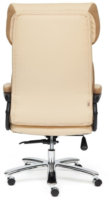 Кресло GRAND кож/зам/ткань, бежевый/бронзовый, 36-34/21