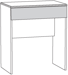 Стол туалетный Амели 12.48