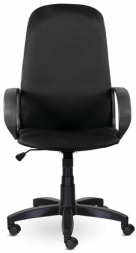Кресло офисное BRABIX "Praktik EX-279", ткань JP/кожзам, черное, 532019