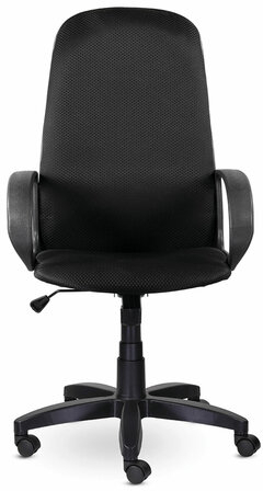 Кресло офисное BRABIX "Praktik EX-279", ткань JP/кожзам, черное, 532019