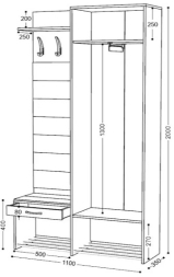 Прихожая Ольга-Лофт 4