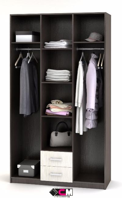 Шкаф 3-х ств. Трио