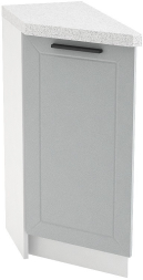 Шкаф нижний торцевой с 1 ств.й лев. ШНТ 300L Глетчер
