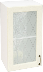 Шкаф верхний со стеклом с 1 створкой Кухня Ницца ШВС 400