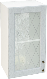 Шкаф верхний со стеклом с 1 створкой Кухня Ницца ШВС 400