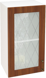 Шкаф верхний со стеклом с 1 створкой Кухня Ницца ШВС 400