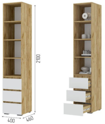 Пенал открытый ПН 02 Хелен