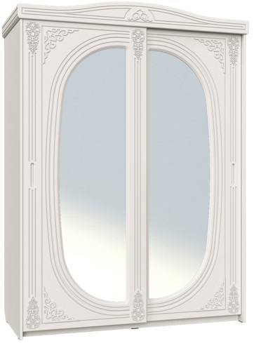 Шкаф-купе Ассоль АС-16 белое дерево