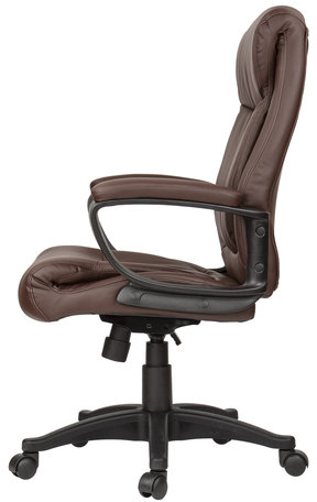 Кресло офисное BRABIX "Enter EX-511", экокожа, коричневое, 531163