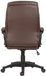 Кресло офисное BRABIX "Enter EX-511", экокожа, коричневое, 531163