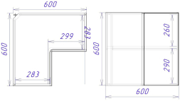 Шкаф ШУГ-60к Женева