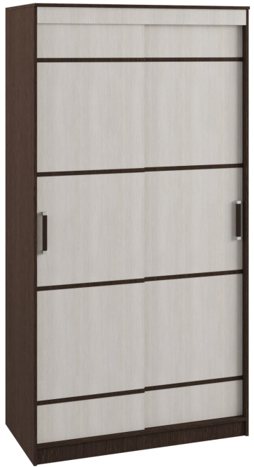 Шкаф-купе 2-дверный 1000 Лотос