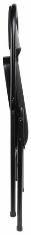 Стул складной BRABIX "Golf Plus CF-003 КОМФОРТ", чёрный каркас, чёрная ткань, 532889