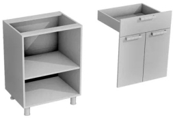 Нижний шкаф Н1ЯС-600 Магнолия