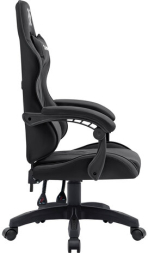 Кресло компьютерное DEFENDER Breeze, 2 подушки, ткань, черное, ш/к 25749, 64299