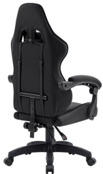 Кресло компьютерное DEFENDER Breeze, 2 подушки, ткань, черное, ш/к 25749, 64299