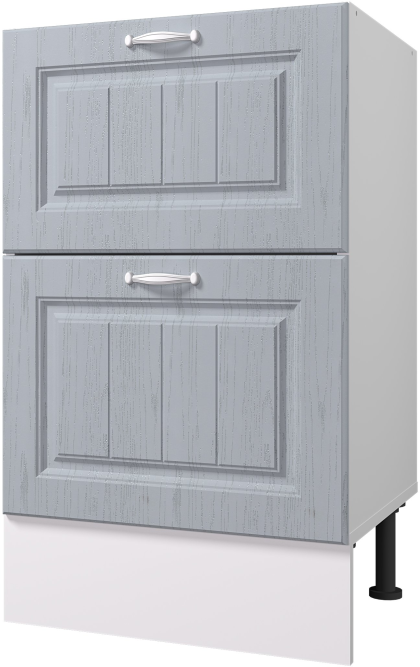 Стол рабочий 500 мм с двумя ящиками B-BOX (Метабоксы) Принцесса