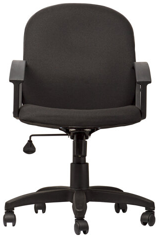 Кресло оператора "Компакт", СН 681, с подлокотниками, черное