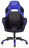 Кресло компьютерное Zombie VIKING 2 AERO, экокожа/ткань, черное/синее, 1180817