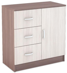 Комод с 3 ящиками и 1 створкой Басса КМ 553М
