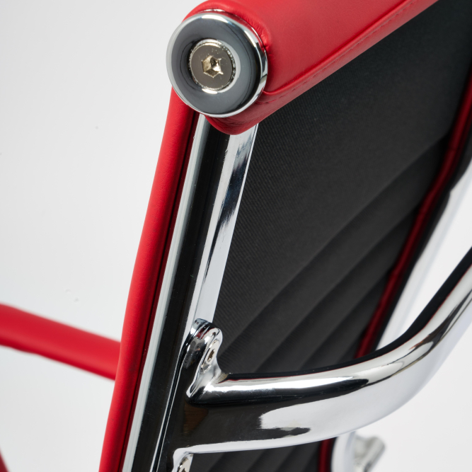 Кресло URBAN кож/зам, красный, 36-161