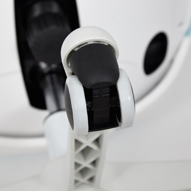 Кресло Happy white ткань, голубой