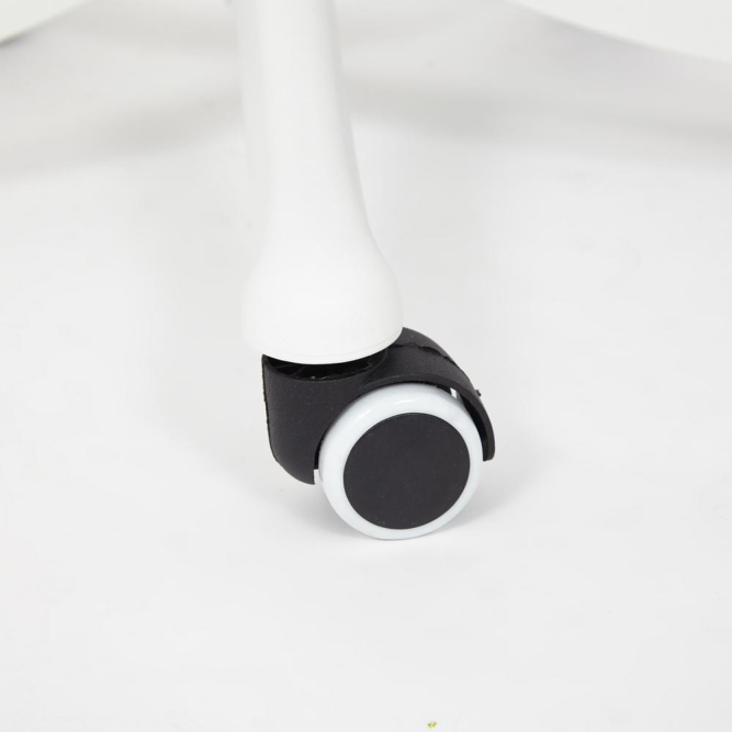 Кресло Happy white ткань, голубой