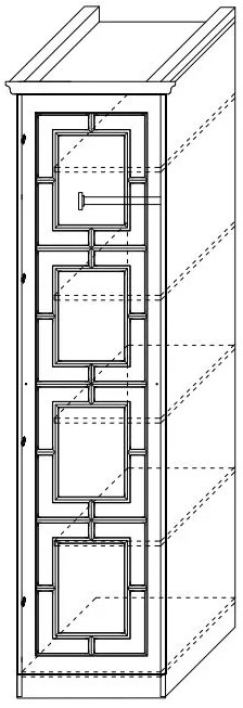 Шкаф 1-дверный с зеркалом Каталея NEW