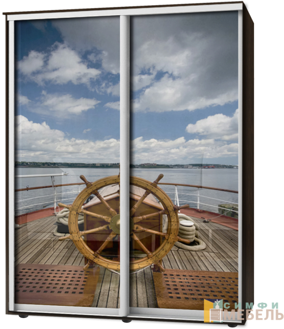 Шкаф-купе 2х дв Стандарт Фотопечать № 38