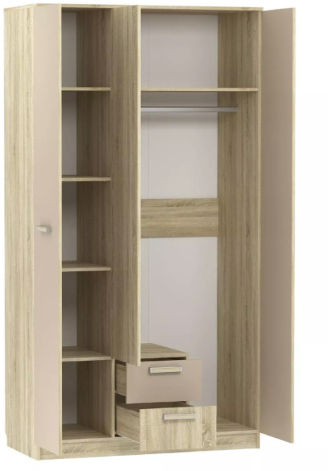 Шкаф комбинированный Акварель НМ 013.08-01 М1