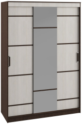 Шкаф-купе 3-дверный 1500 Лотос