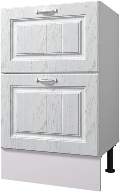 Стол рабочий 500 мм с двумя ящиками Принцесса