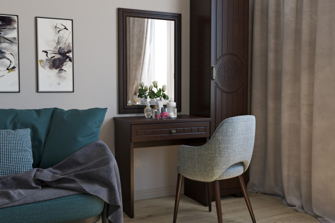 Зеркало «Монблан» МБ-41 орех шоколадный