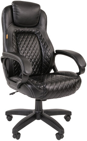 Кресло офисное CH 432, экокожа, черное, 7028641