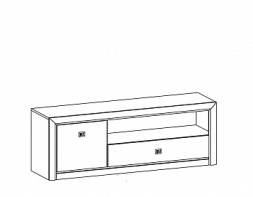 ТВ тумба RTV 1D1S (Коен сосна)