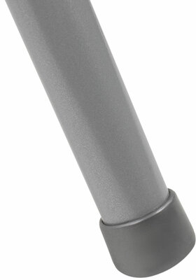 Стул складной BRABIX &quot;Golf CF-007&quot;, серебристый каркас, кожзам чёрный, 532891