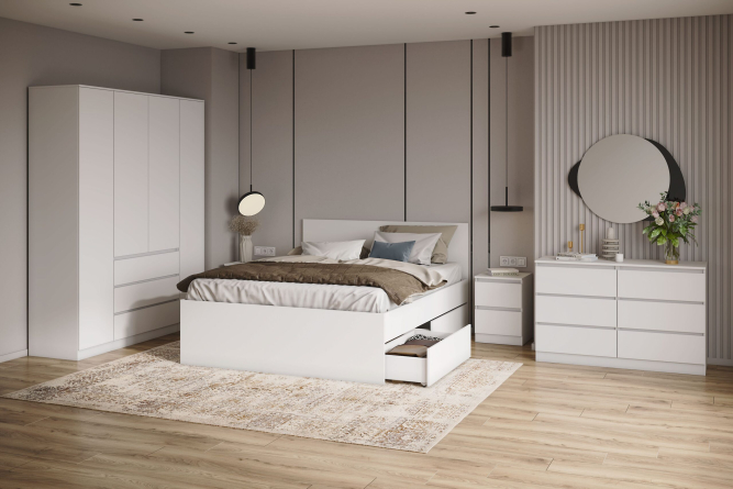 Кровать КРМЯ 900.1/1200.1/1400.1/1600.1 Мори