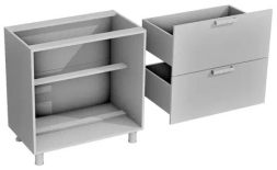 Нижний шкаф Н2Я-800 Магнолия