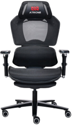 Кресло ATRONE "Optimus ER-707", адаптивный механизм со слайдером, сетка, черный/серый, 532967