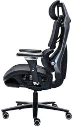 Кресло ATRONE "Optimus ER-707", адаптивный механизм со слайдером, сетка, черный/серый, 532967