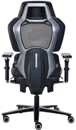 Кресло ATRONE "Optimus ER-707", адаптивный механизм со слайдером, сетка, черный/серый, 532967