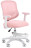 Кресло детское с подставкой для ног BRABIX KIDS MG-215, сетка/ткань TW, розовое, 533311