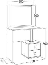 Туалетный стол Ольга 17
