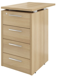 Тумба приставная (4 ящика с змамком) ДБ38 (ДБ13_1+ДБ13_2+ДБ15)